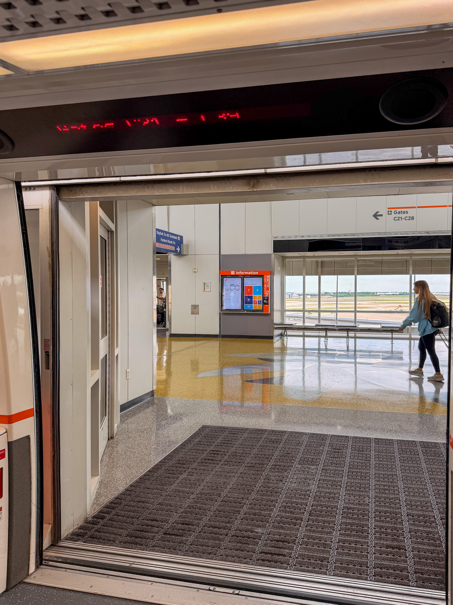 Dallas Fort Worth Airport Terminal C during a tight DFW layover