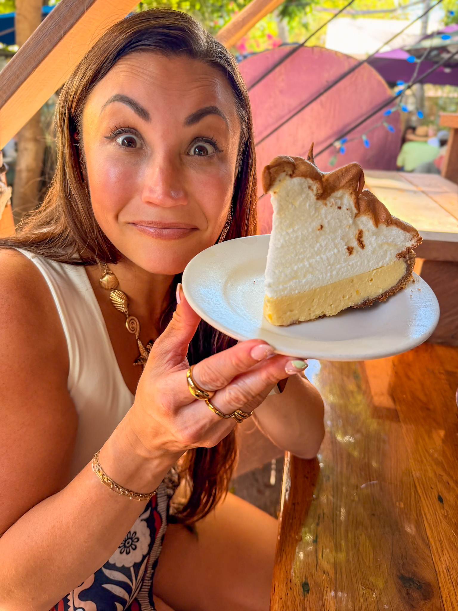 Best lunch spots in Key West guide featuring the outdoor courtyard at Blue Heaven