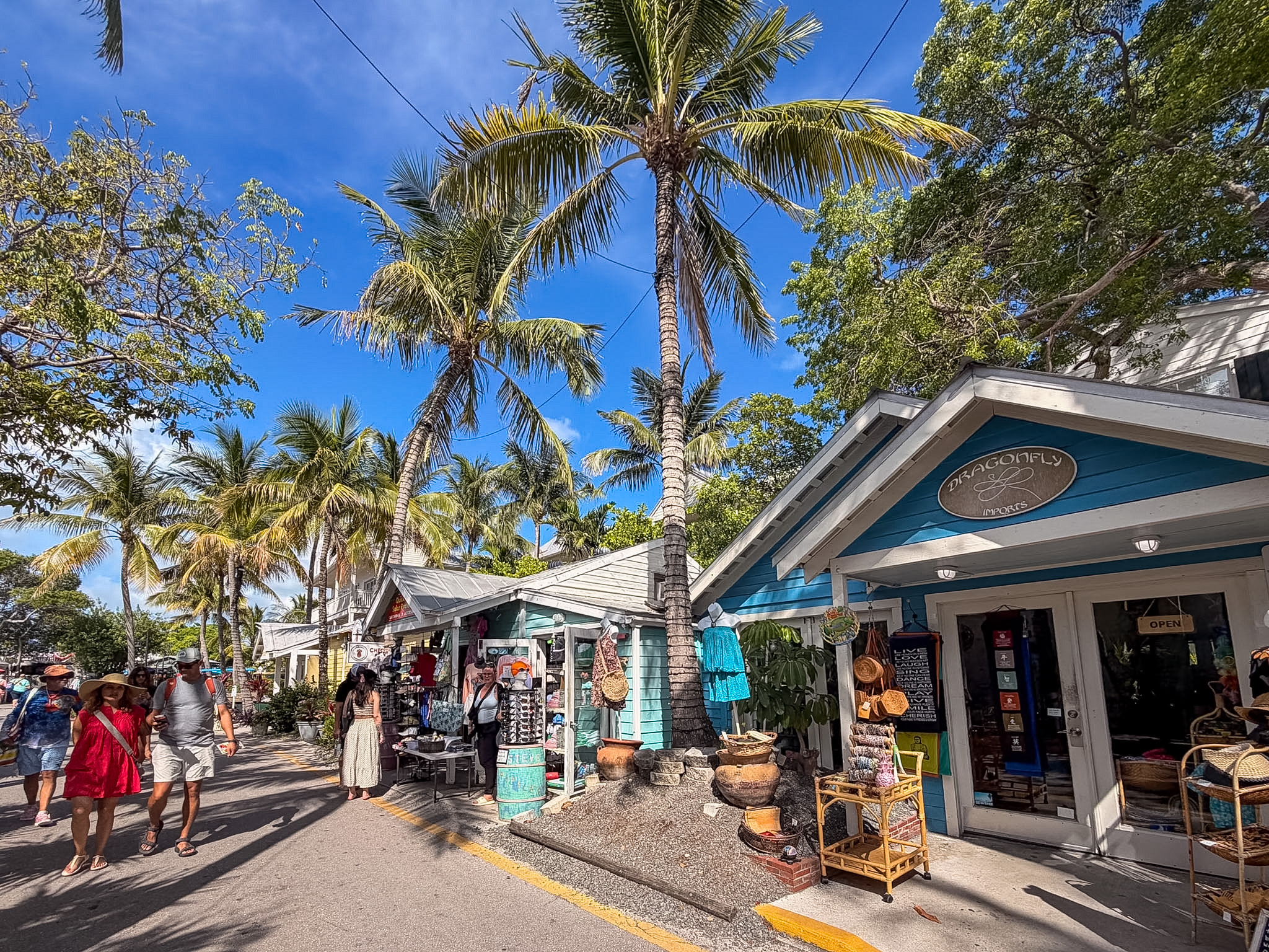 Historic Seaport marina view showing where to stay in Key West near boat tours and restaurants