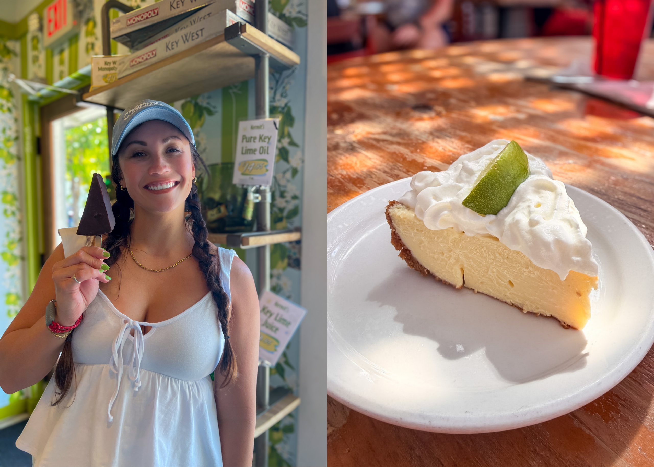 Key lime pie stop during one day in Key West