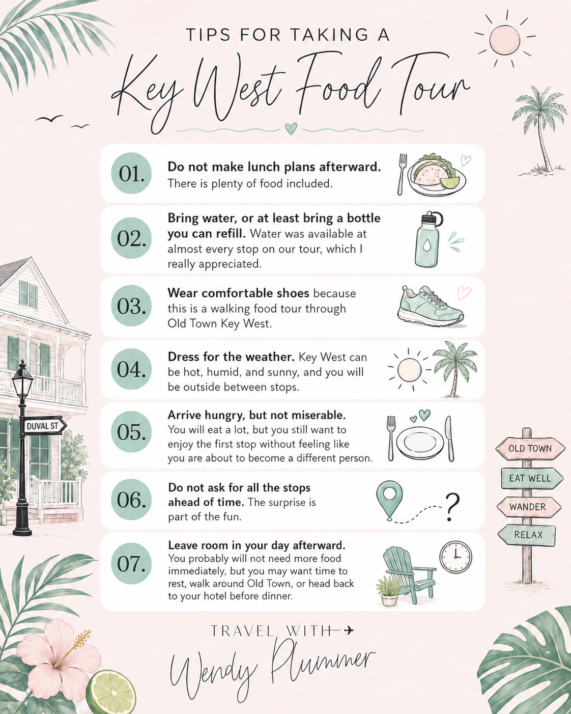 Key West food tour in Old Town with small group experience