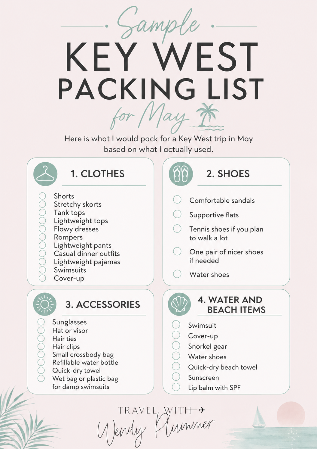What to pack for Key West in May with practical travel items I actually used