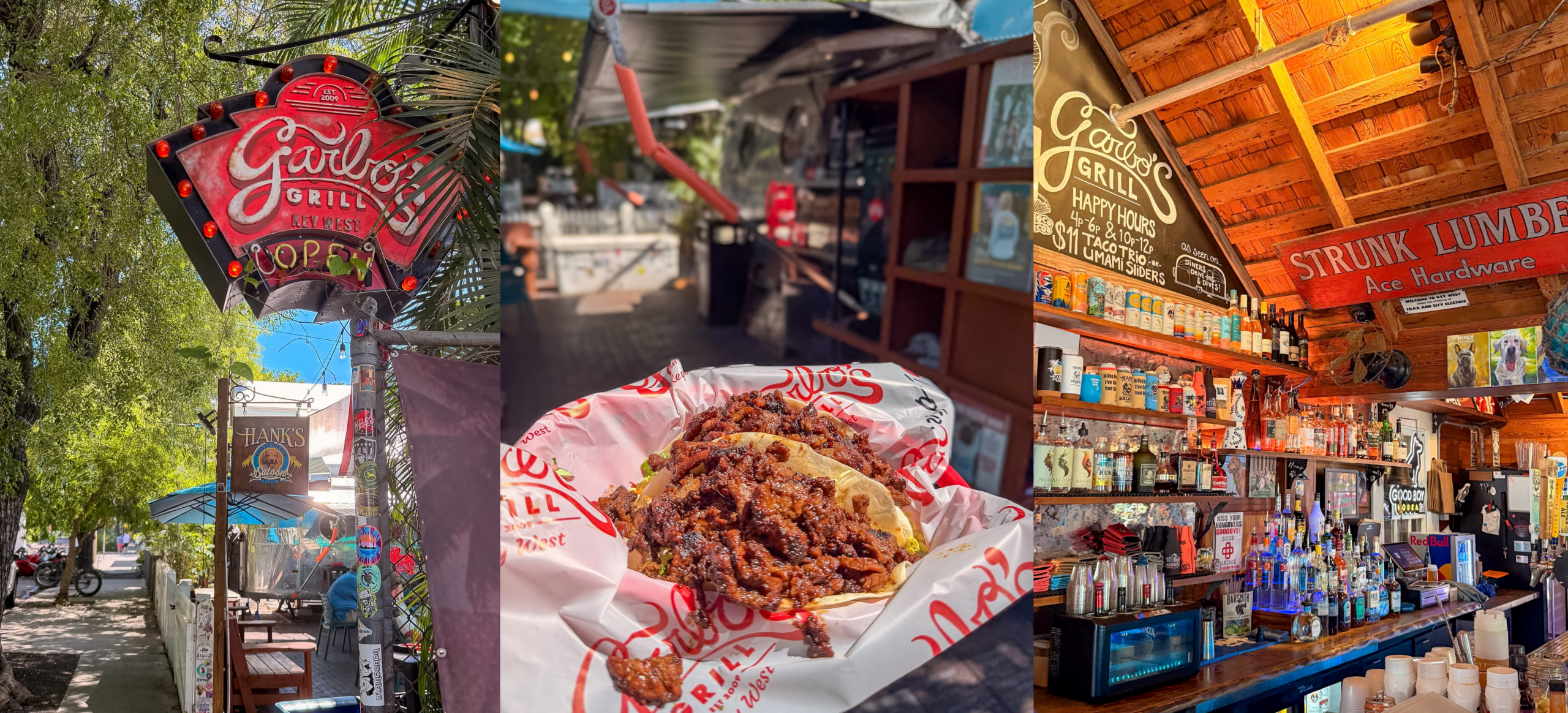 Things to do in Key West at night with late-night tacos and casual food stops