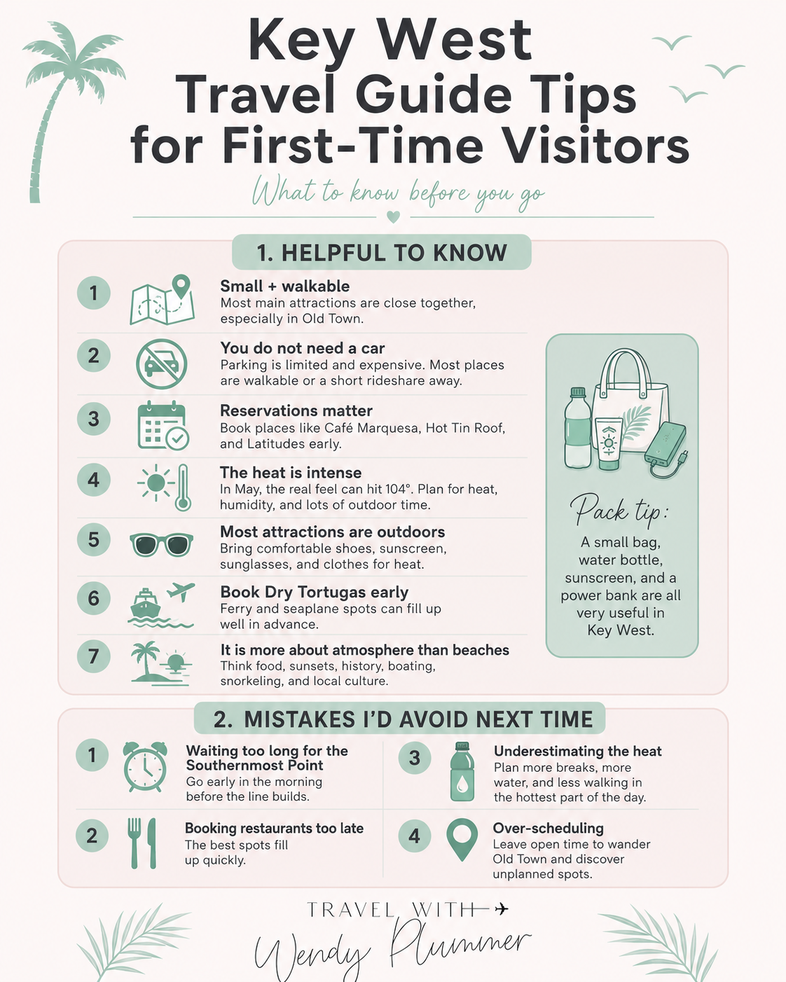 Key West travel guide photo of Travel Guide Tips for First Time Visitors