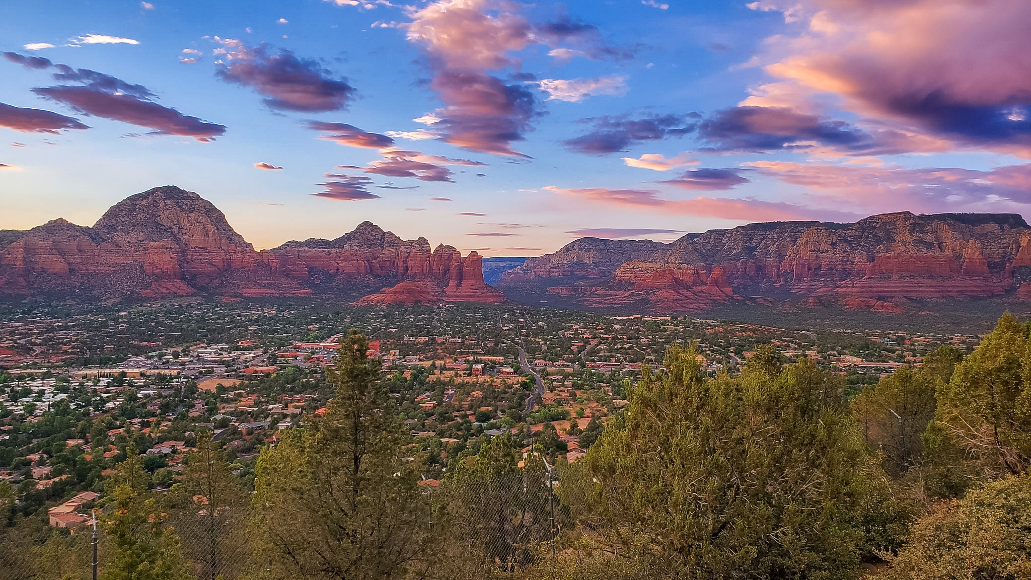 Sky Ranch Lodge review showing the hotel’s red rock views from Airport Mesa