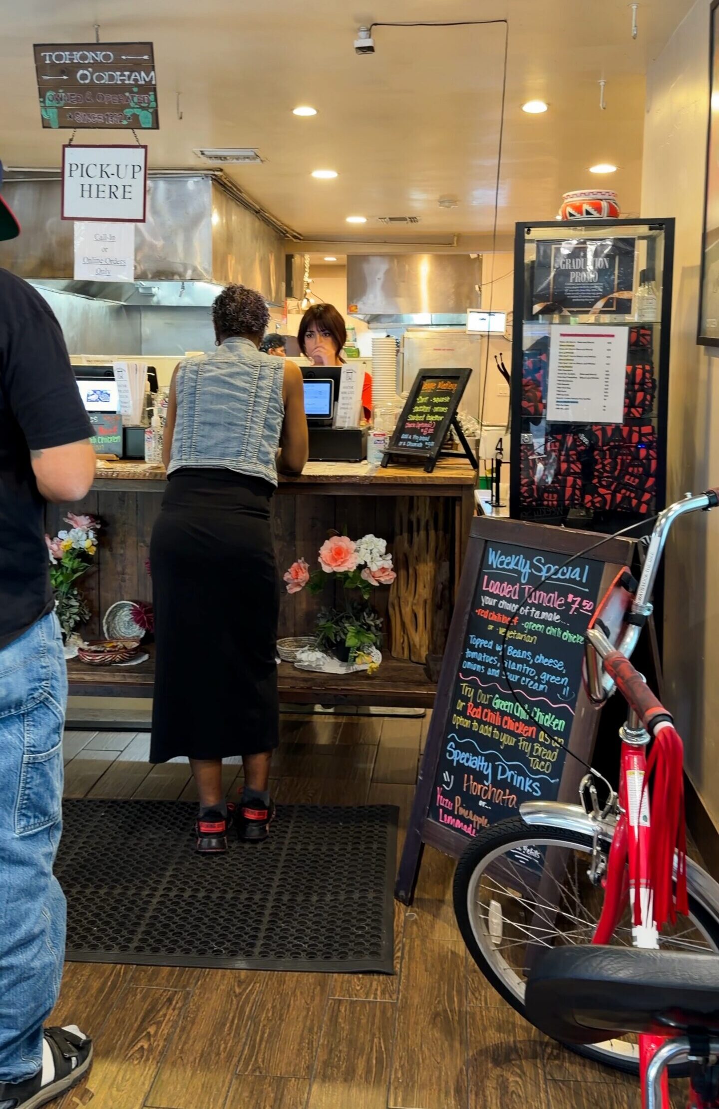Fry Bread House menu featuring savory tacos, burros, stews, and sweet fry bread