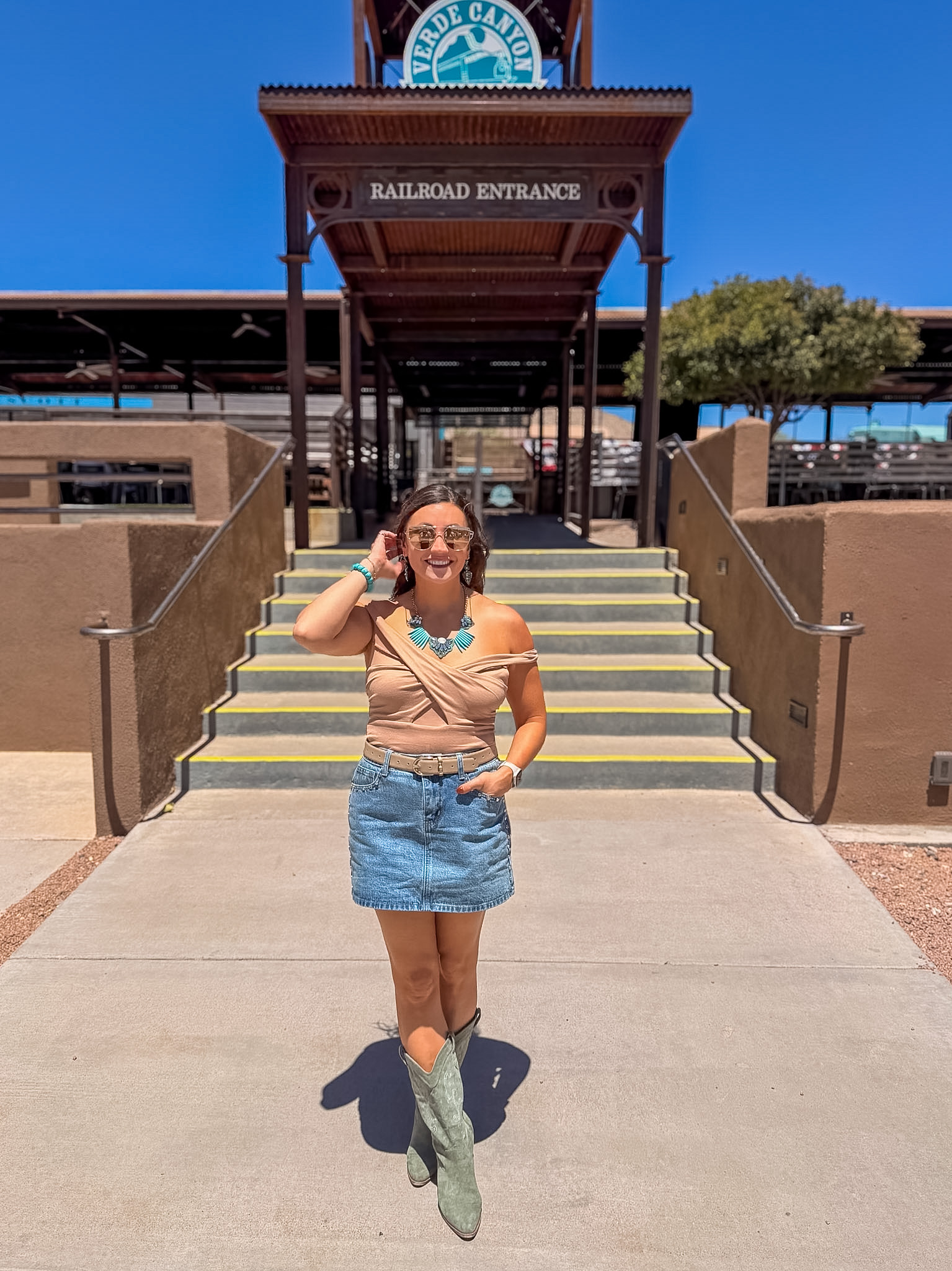 Verde Canyon Railroad open-air car during a 5 day Sedona itinerary