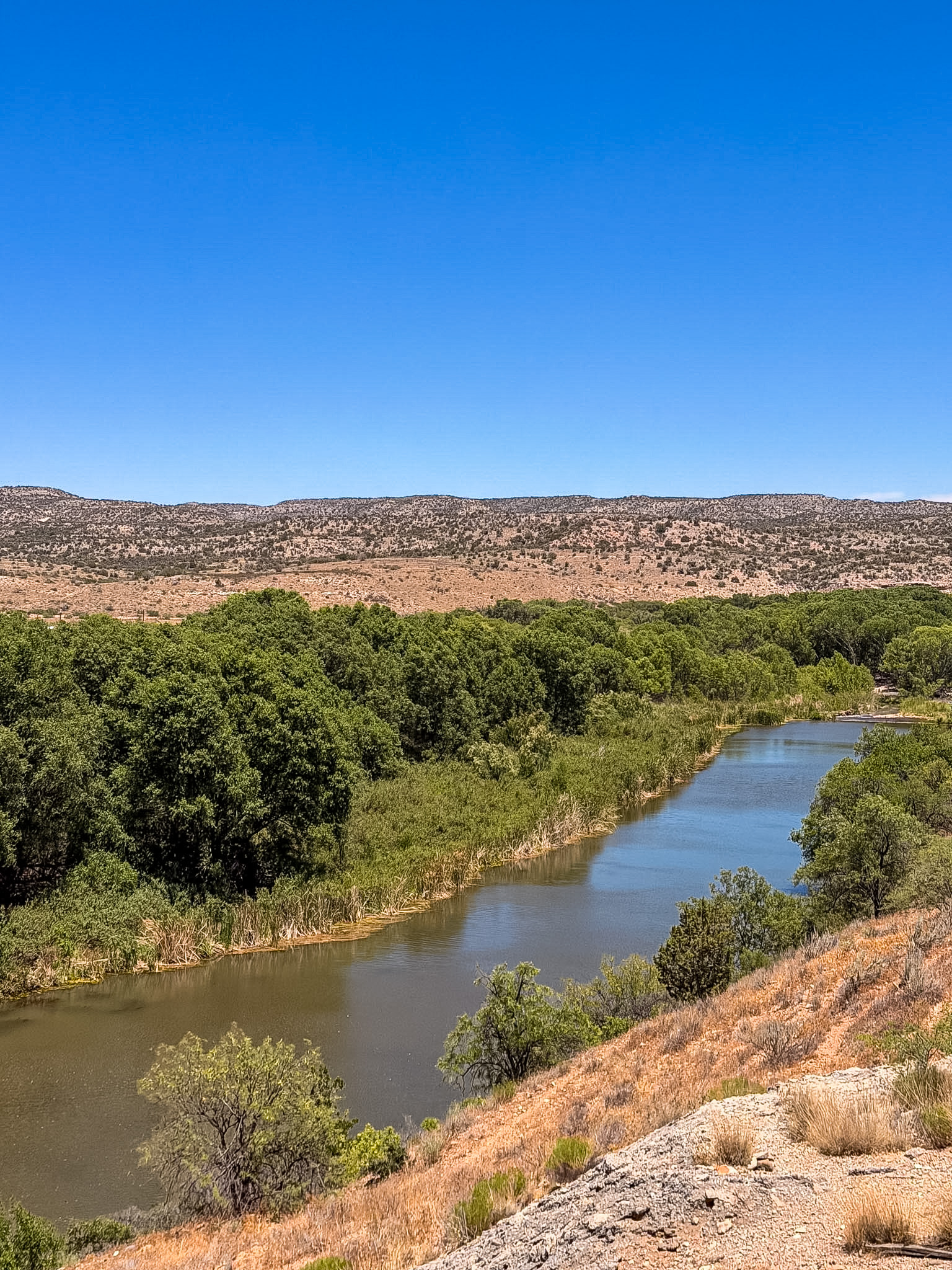 Historic trestle bridge along the route in my Verde Canyon Railroad review