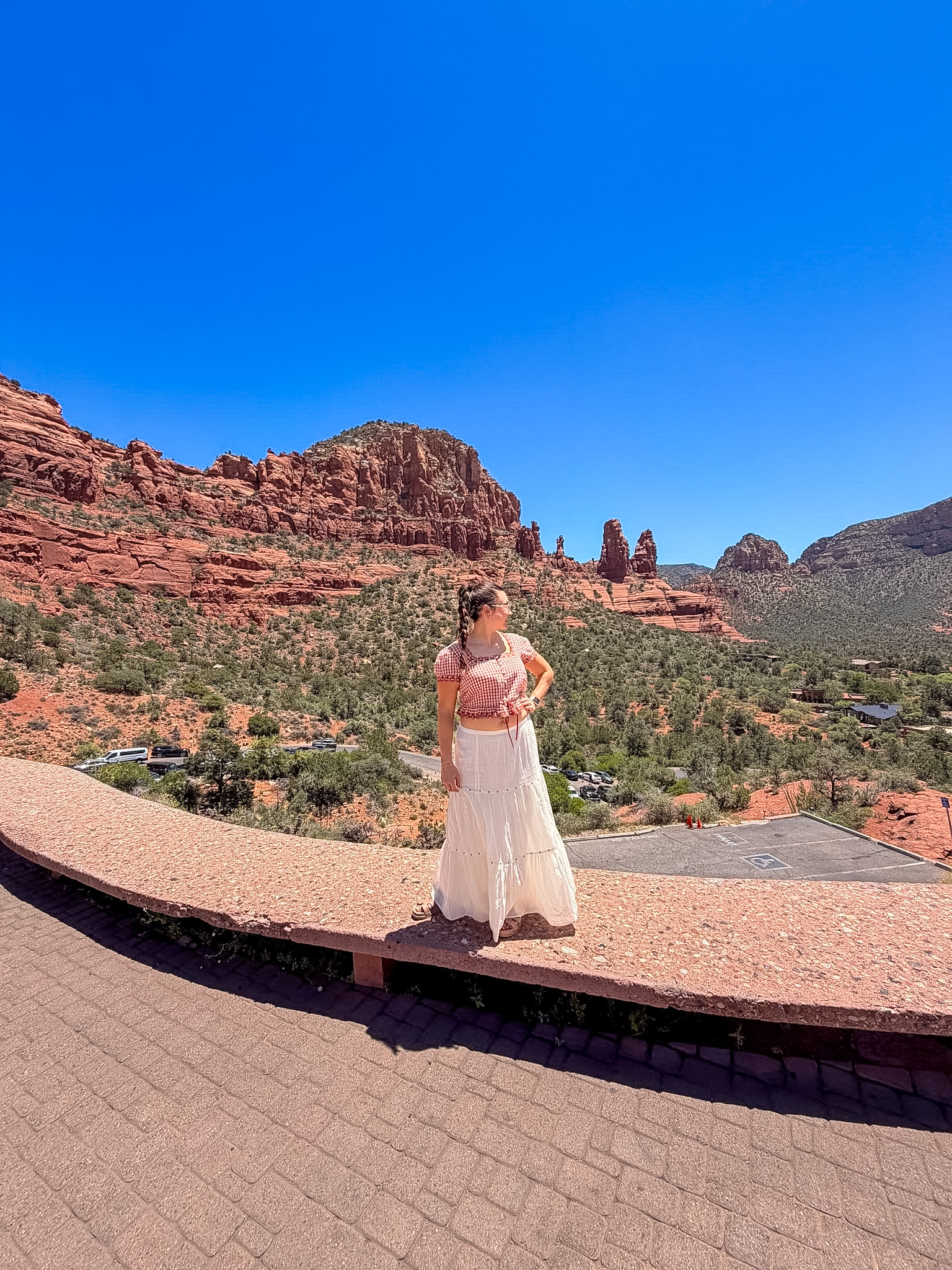 Chapel of the Holy Cross framed by Sedona’s red-rock landscape