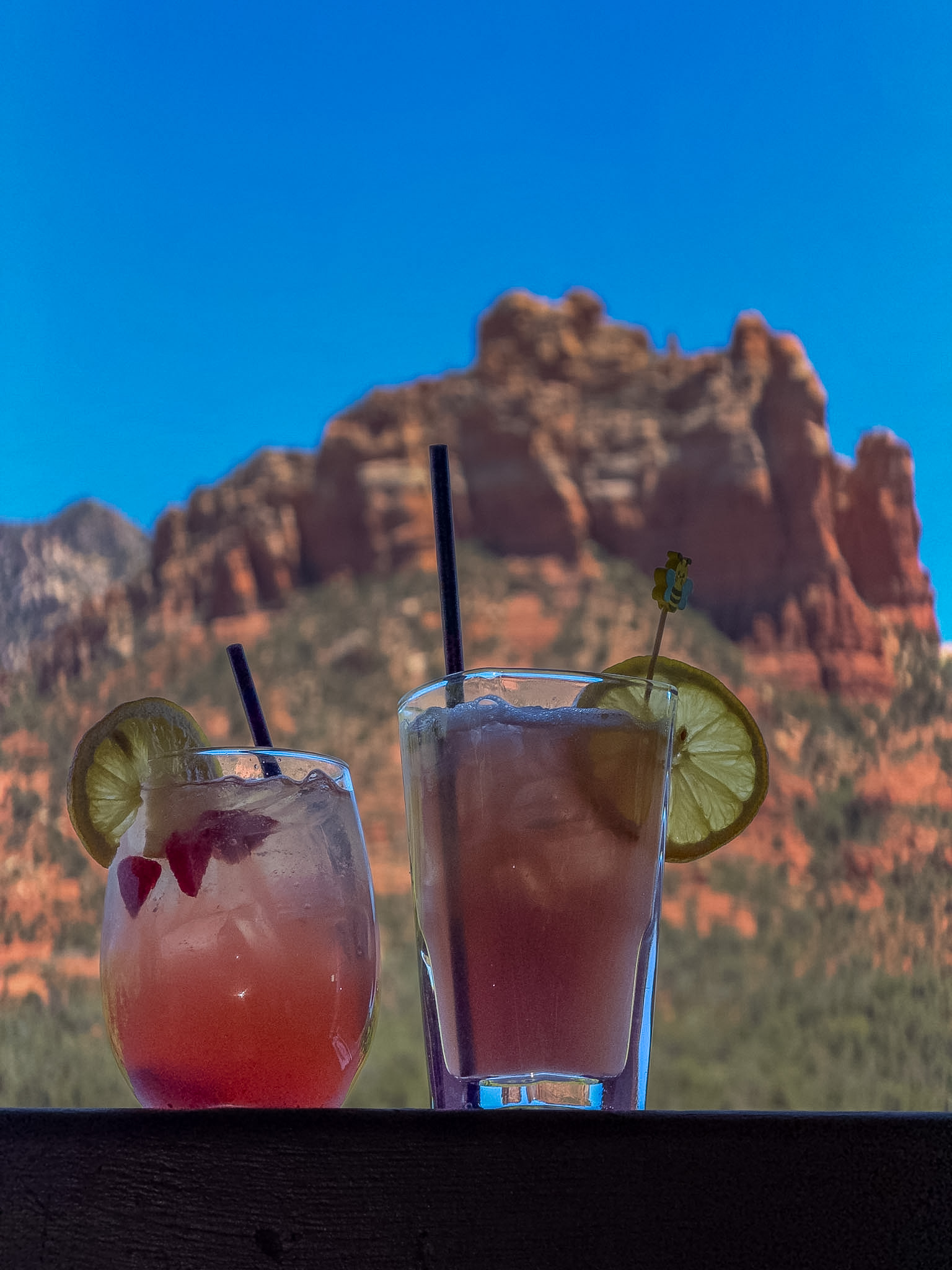 Prickly Pear Lemonade featured in my Hideaway House Sedona review