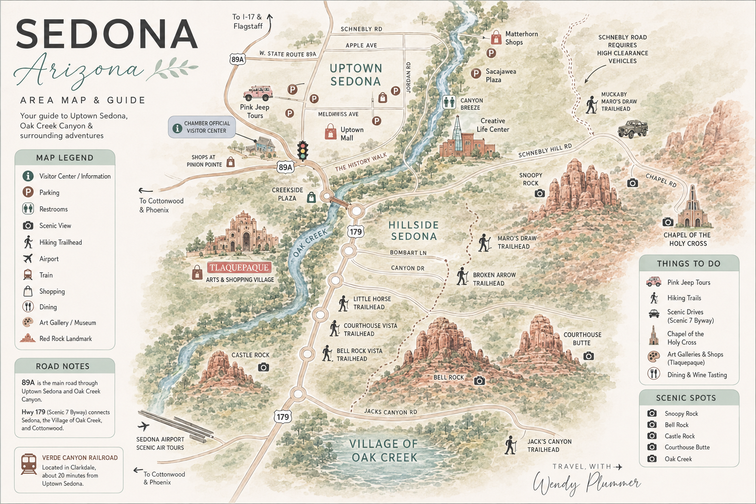 Red rock views during a 5 day Sedona itinerary for first-time visitors