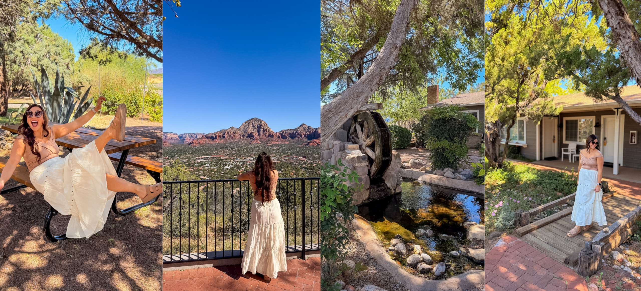 Botanical gardens photographed during my Sky Ranch Lodge review