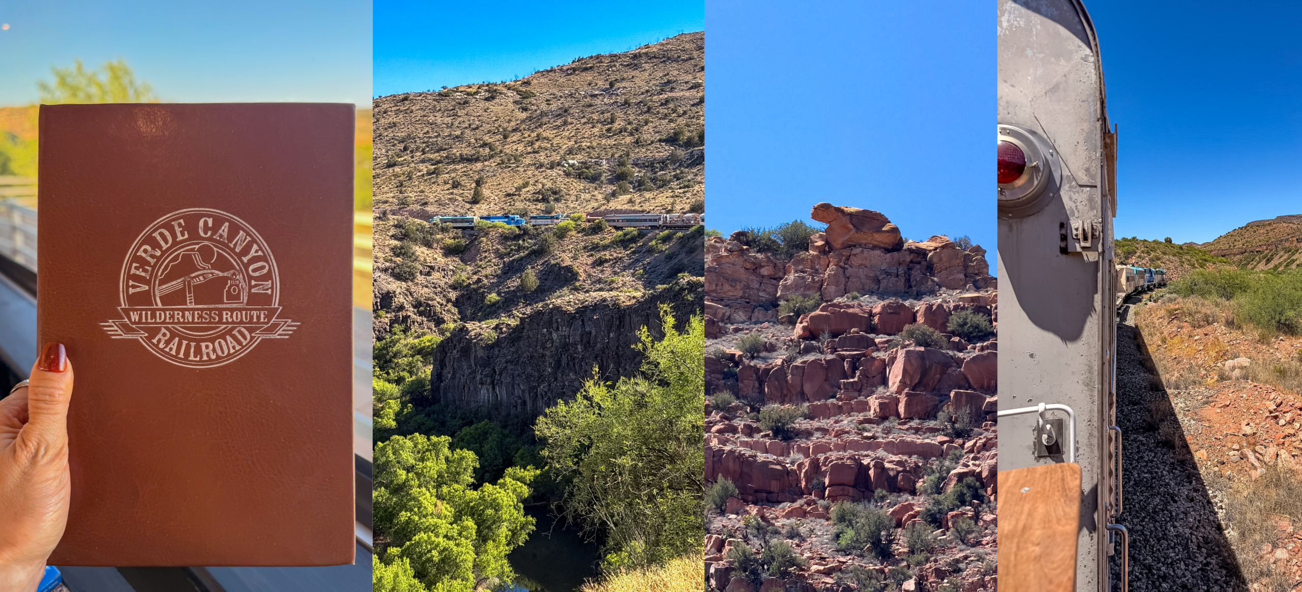 Verde Canyon Railroad review view of the Verde River from the train