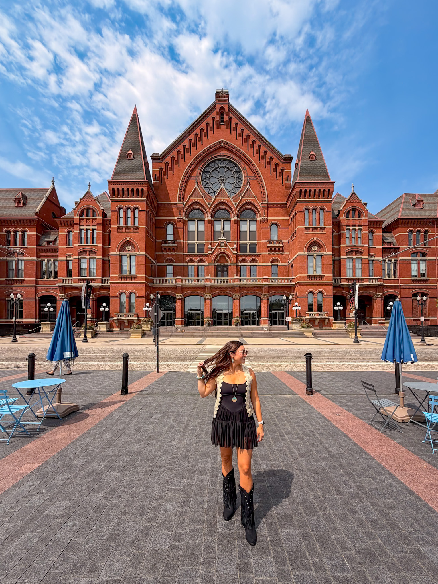 Cincinnati Music Hall beside Washington Park during One Day in Cincinnati