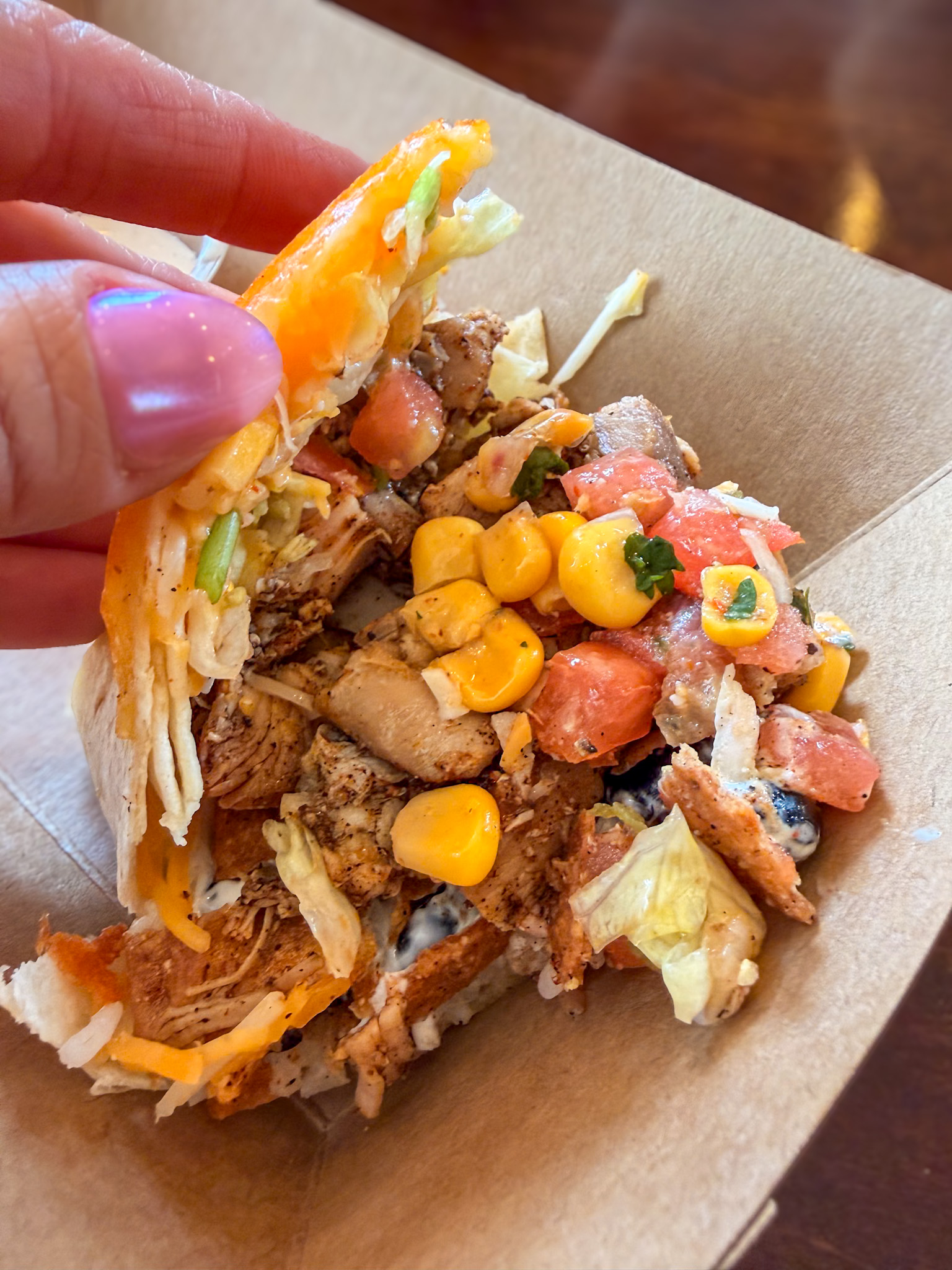 Best Places to Eat in Cincinnati including the crispy Turtle burrito from Gomez Salsa