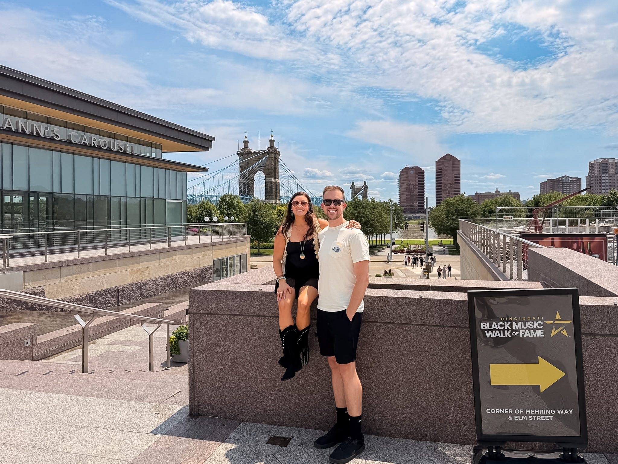 Secret Food Tours Cincinnati stop in the Over-the-Rhine neighborhood