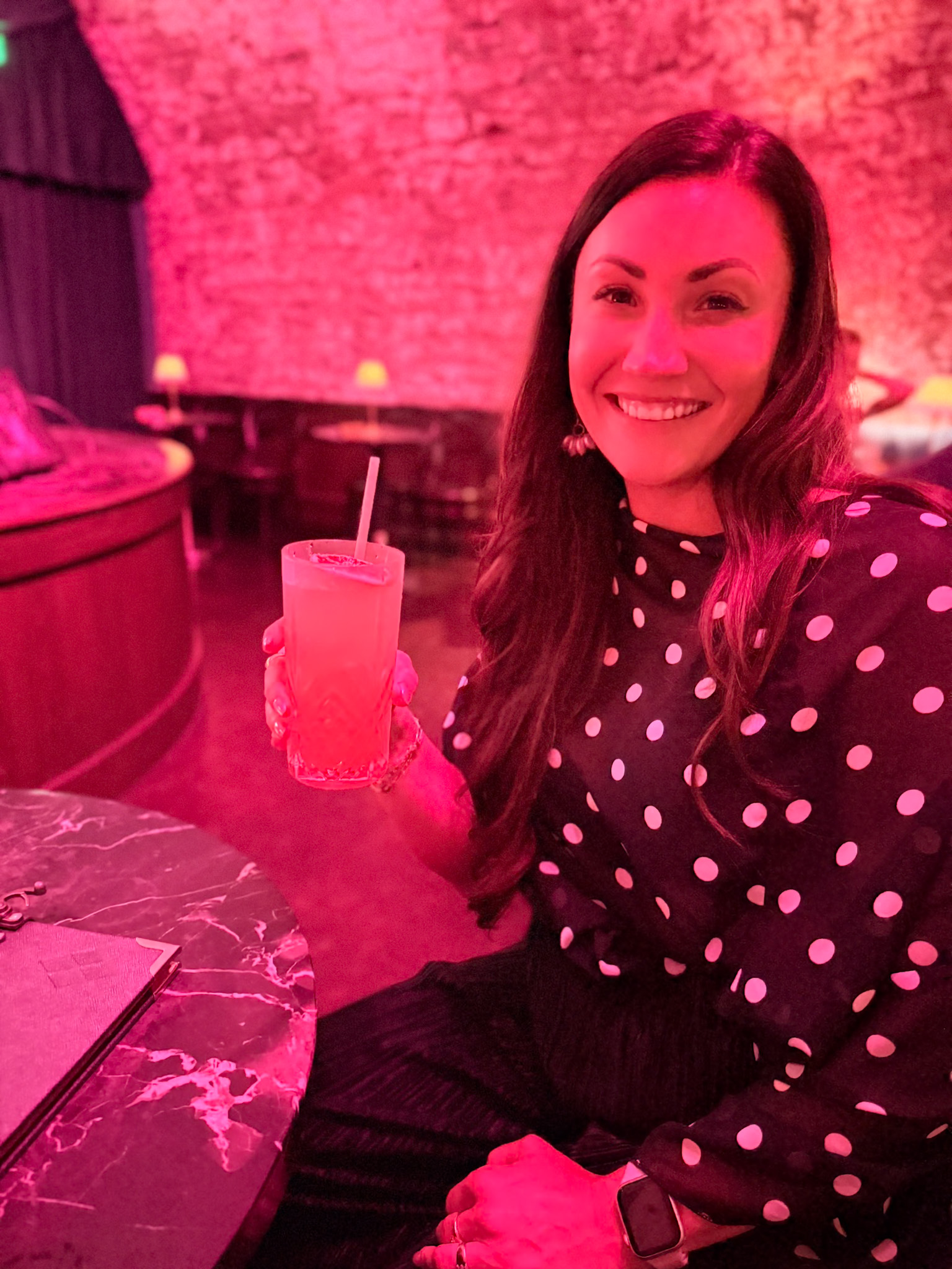 Cocktails and mocktails on a table at Ghost Baby Cincinnati