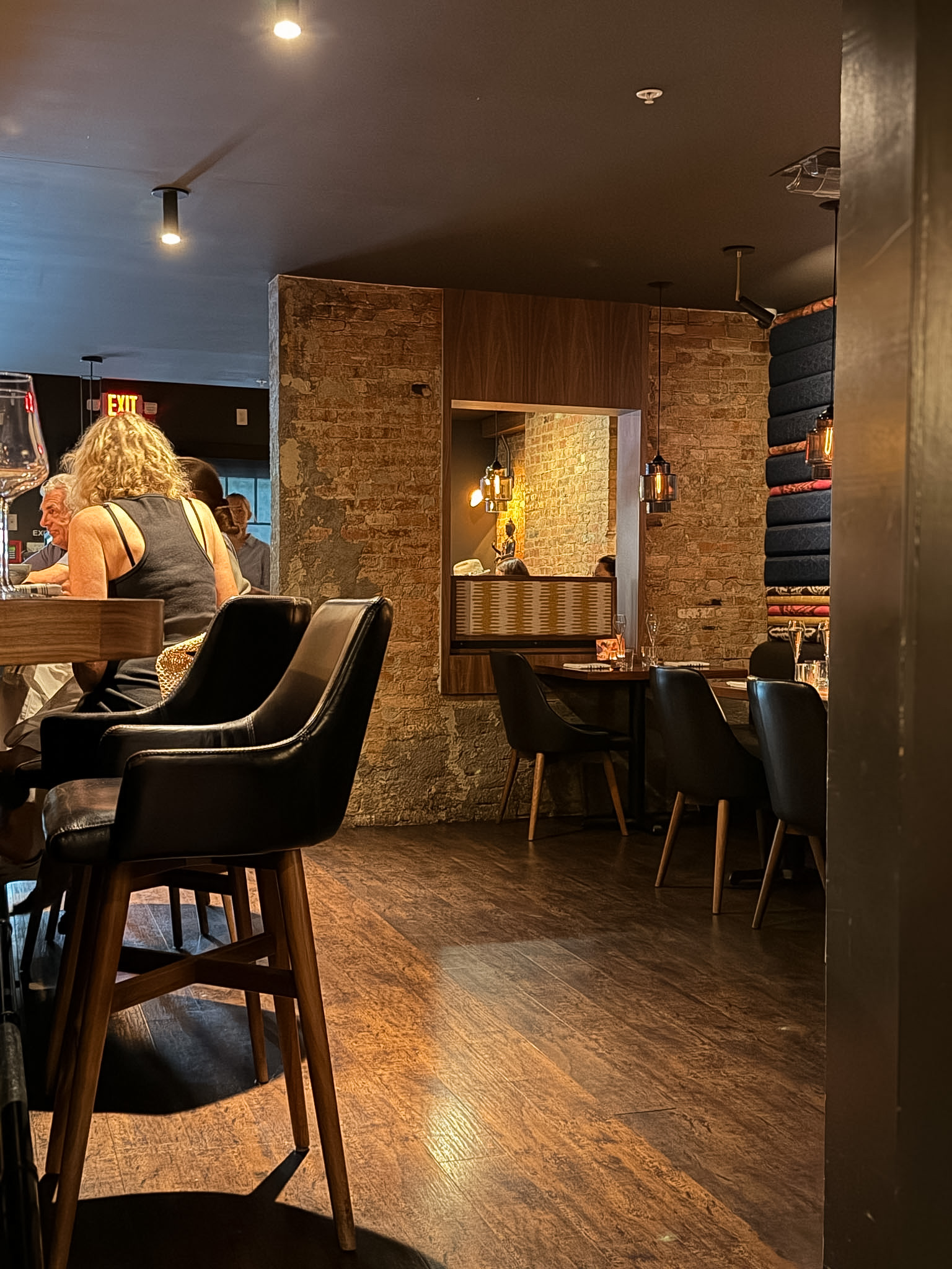 Dining room atmosphere featured in my Agni Columbus Review