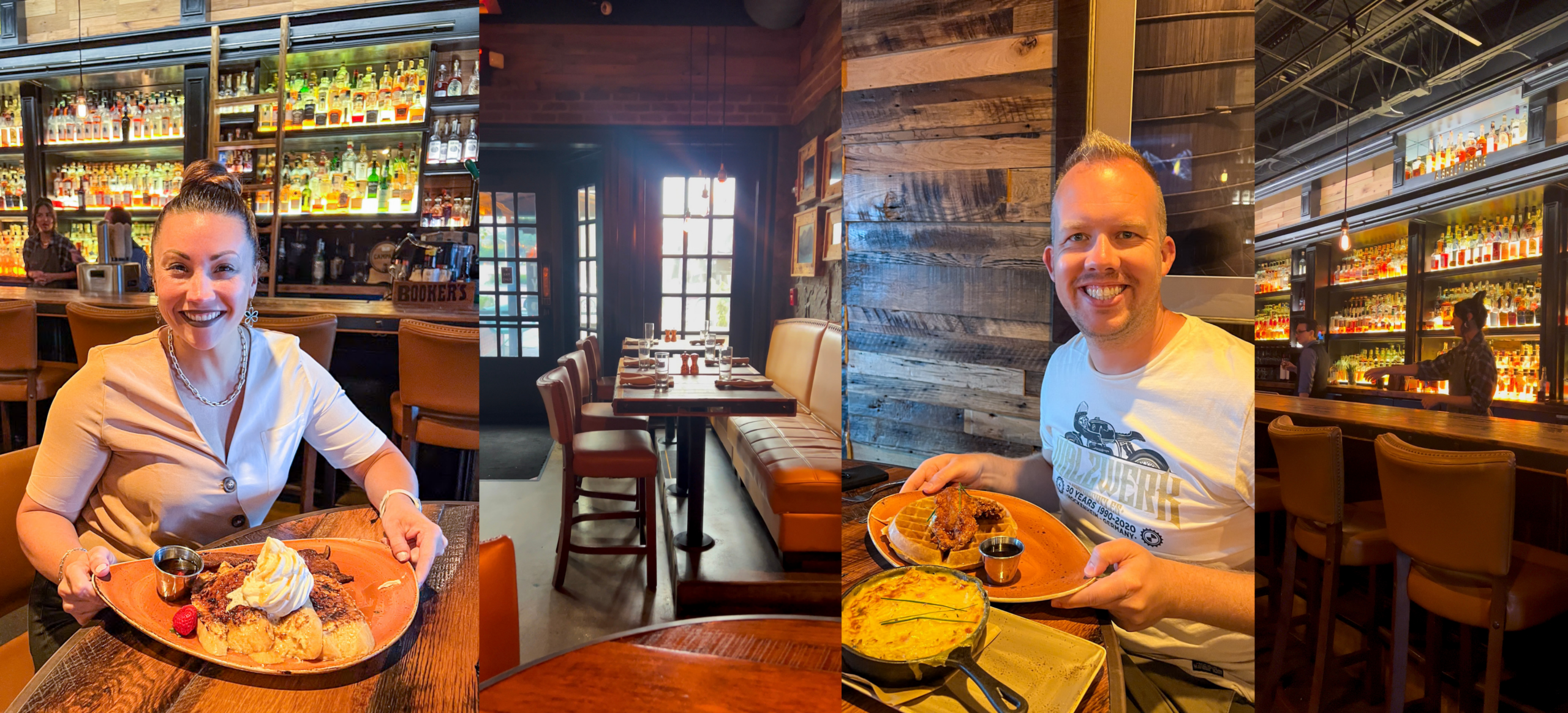 Chicken and waffle brunch at OBC Kitchen for the Best Breakfast in Lexington KY