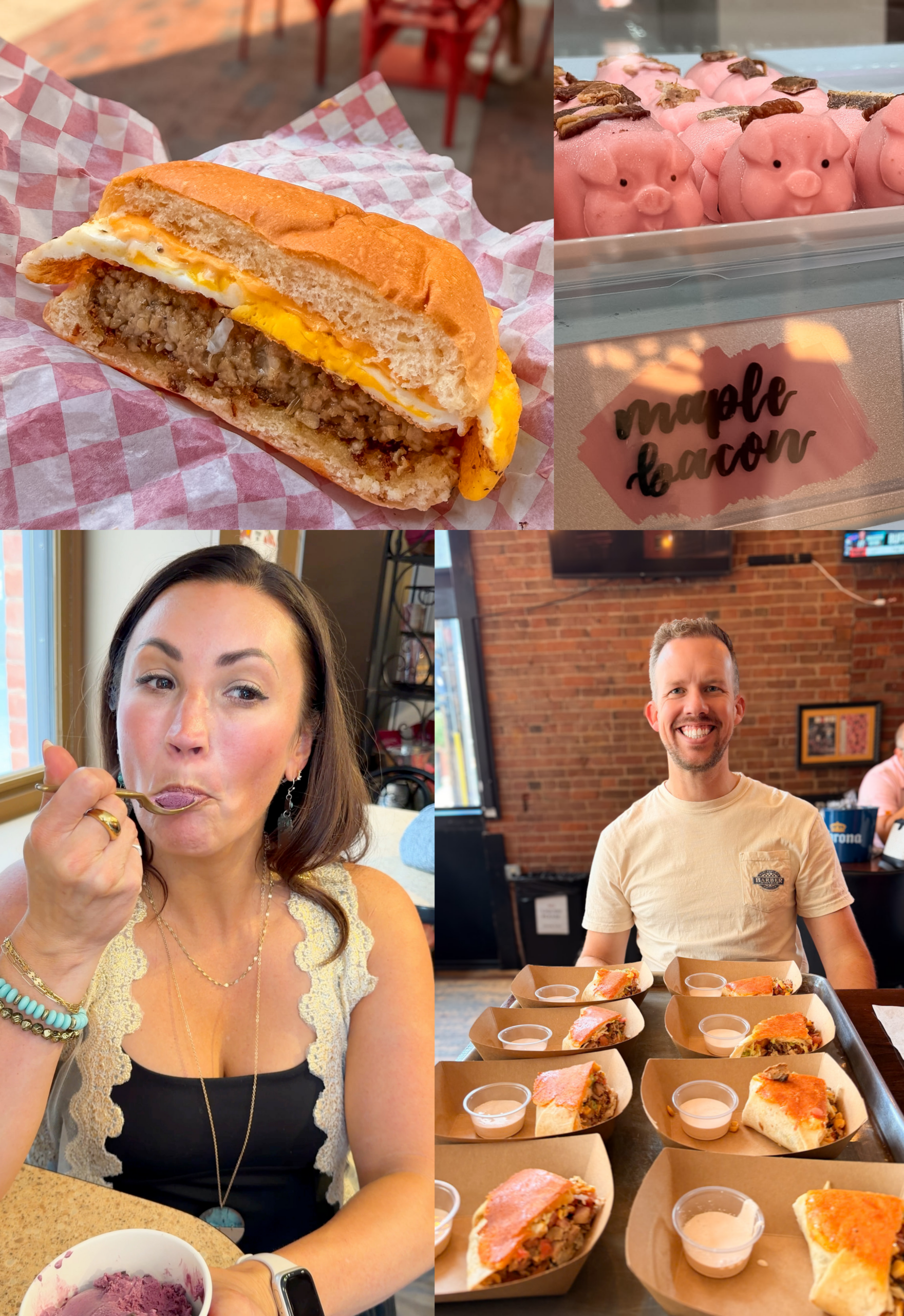 Goetta breakfast sandwich served during Secret Food Tours Cincinnati
