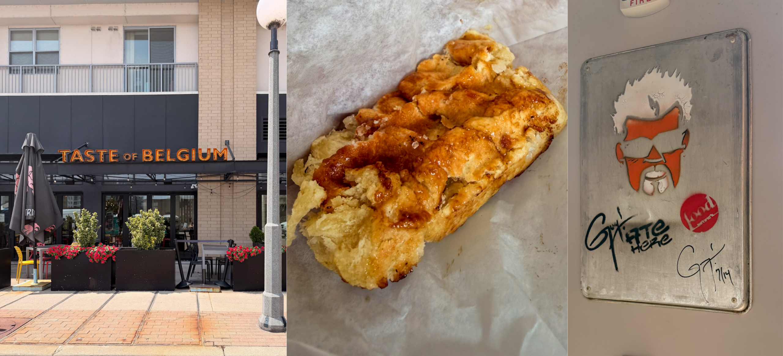 Best Places to Eat in Cincinnati with a traditional Liège waffle from Taste of Belgium