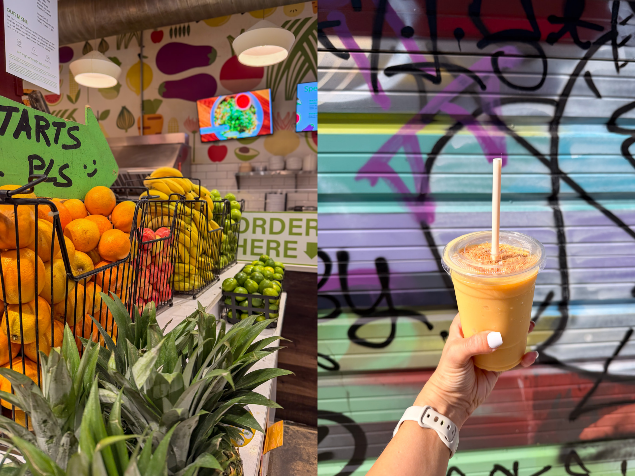 Hot Tropic juice from Green Seed at Denver Central Market