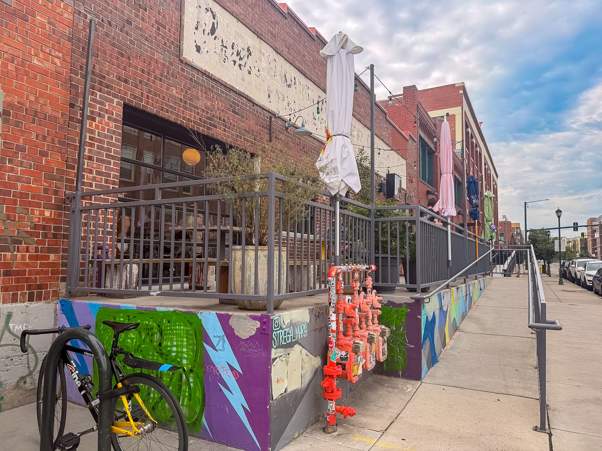 Outside Stowaway Kitchen Denver during breakfast