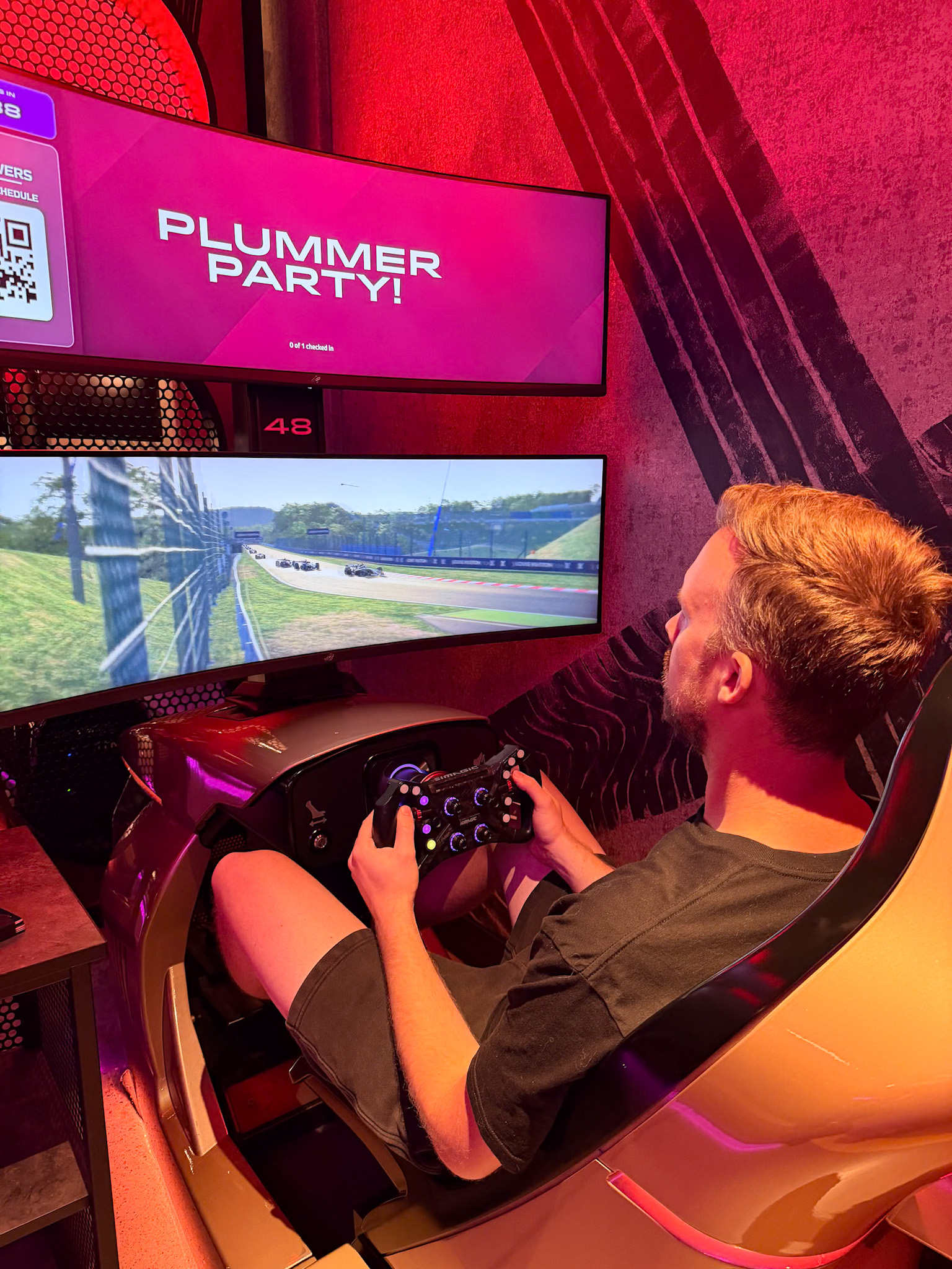 F1 Arcade racing simulators on a one-day itinerary of things to do in RiNo Denver