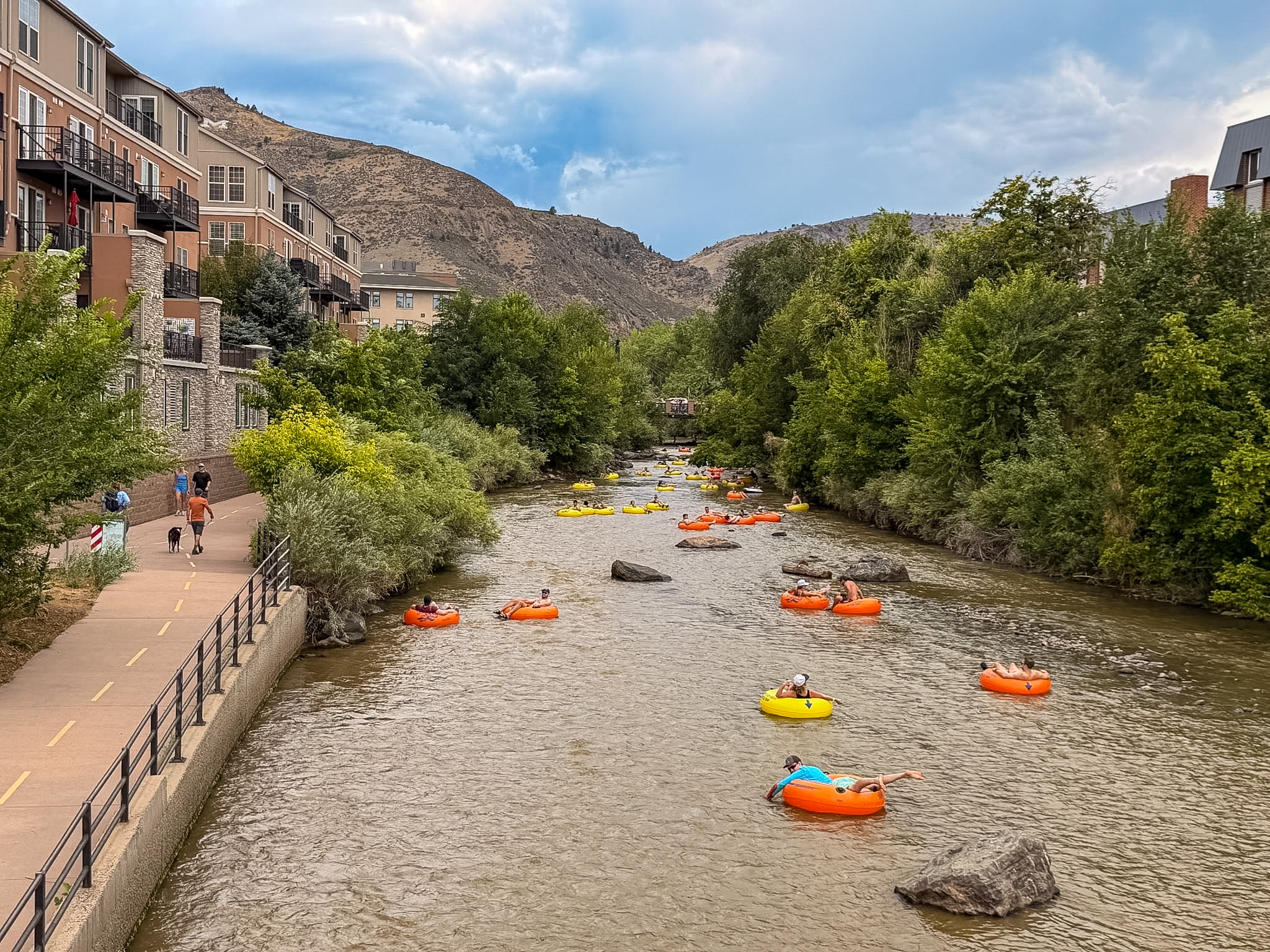 Clear Creek in Golden during a one week in Colorado itinerary