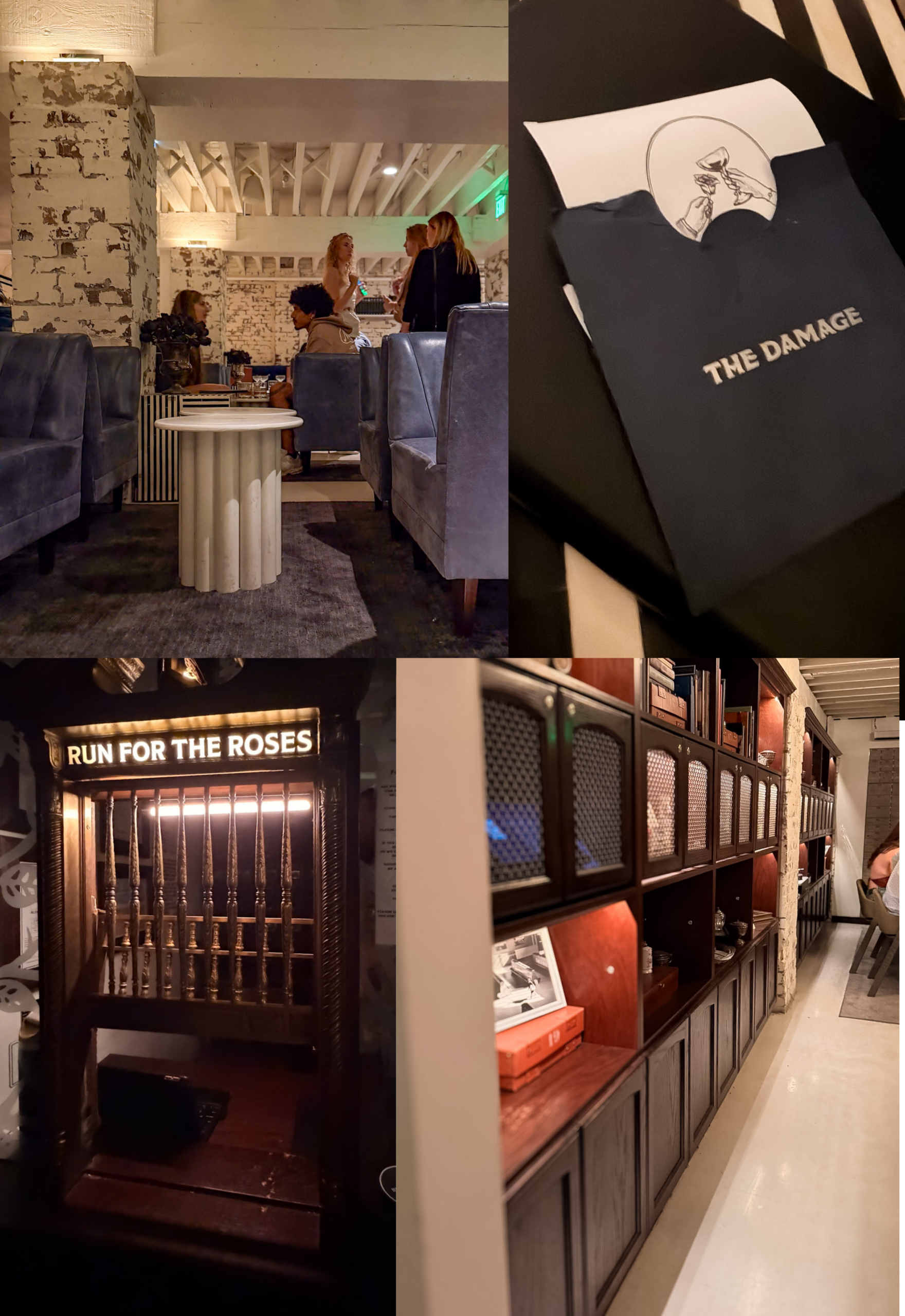 Run for the Roses Denver No & Low Proof cocktail menu