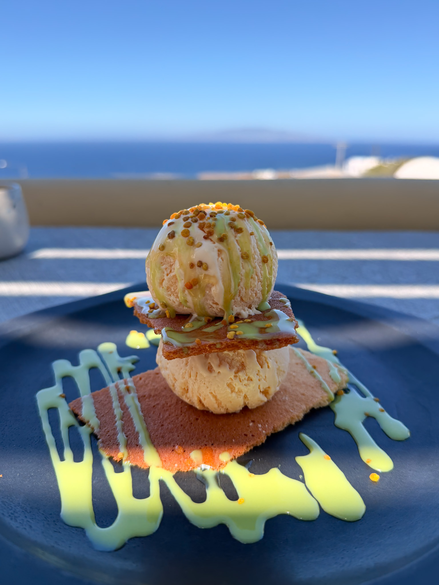 Roka restaurant menu featuring Greek and Mediterranean dishes in Oia Santorini
