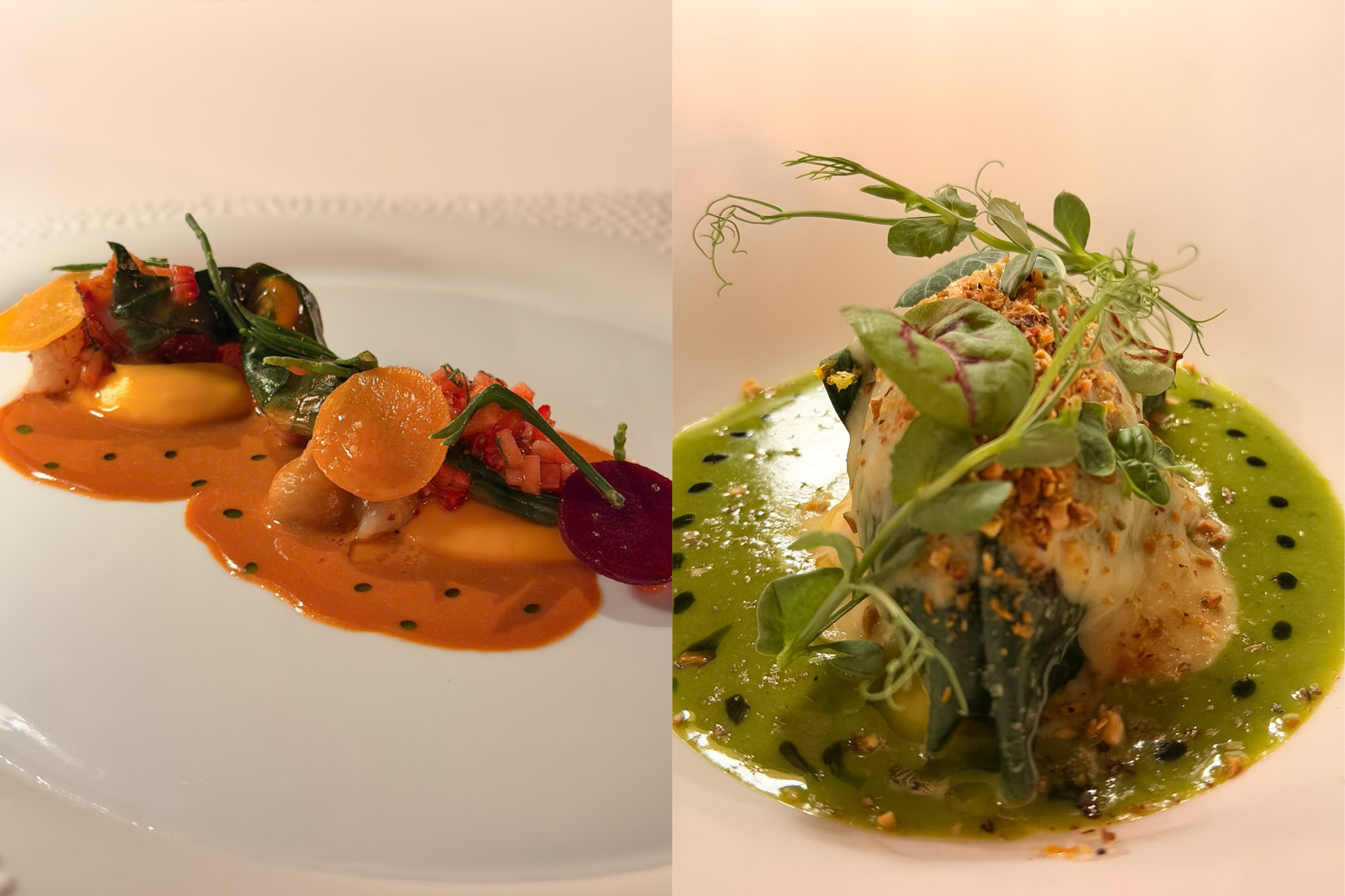 Small Plates during the Selene tasting menu